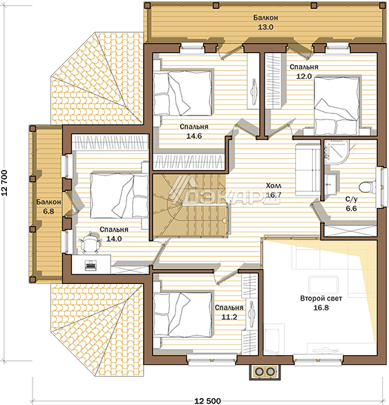 проект дома с планом этажей